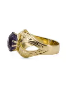 Anillo Estilo vintage Alejandrita Oro amarillo de 14 quilates vrc135y